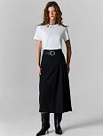 Юбка женская прямая черная