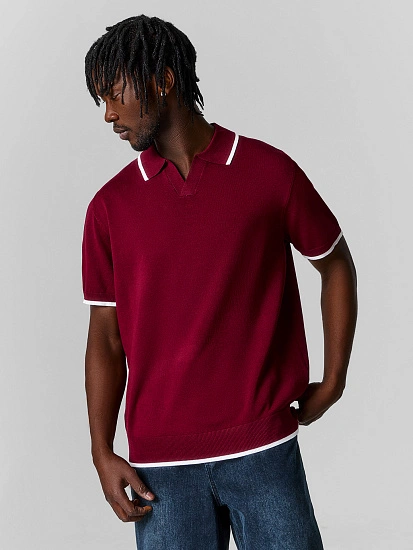 картинка Поло мужское бордовое от магазина мужской одежды Mark Formelle
