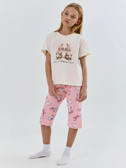 картинка КОМПЛЕКТ ДЛЯ ДЕВОЧЕК (ДЖЕМПЕР, БРИДЖИ) от известного бренда одежды для девочек Mark Formelle