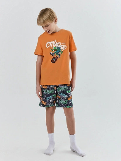 картинка КОМПЛЕКТ ДЛЯ МАЛЬЧИКОВ (ФУТБОЛКА, ШОРТЫ) от магазина одежды для мальчиков от бренда Mark Formelle
