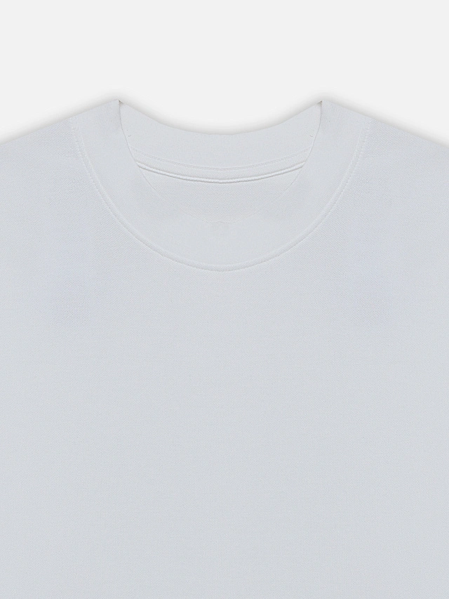 Футболка базовая мужская белая - 6