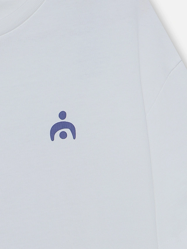 Футболка мужская белая с принтом на спине - 6