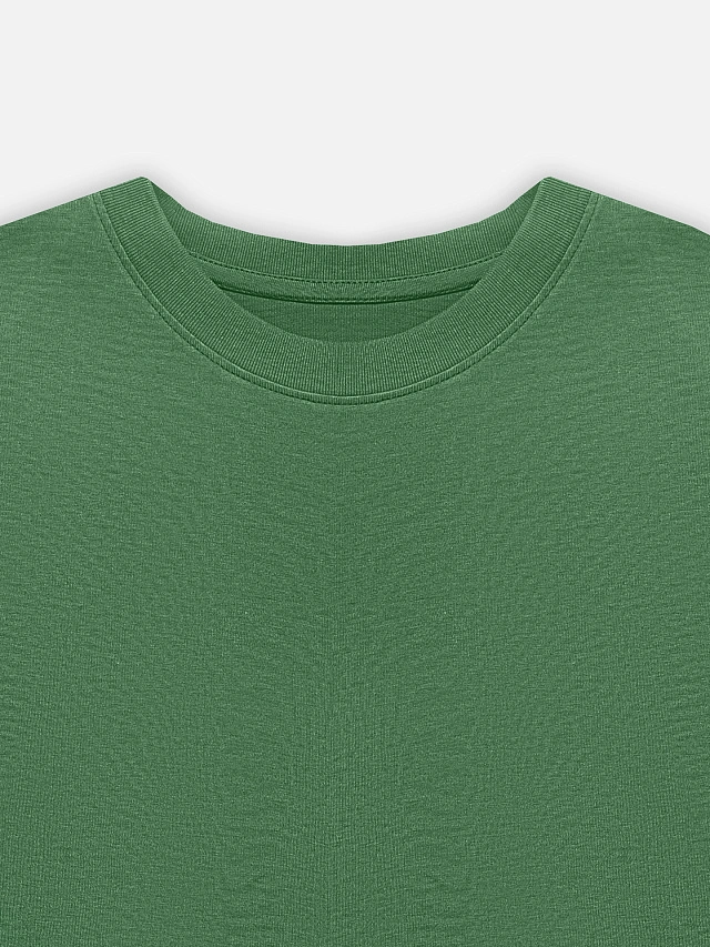 Футболка мужская базовая зеленая - 5