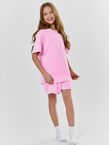 Комплект для девочек (джемпер, шорты)