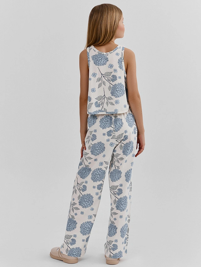 Комплект для девочек: топ и брюки - 4