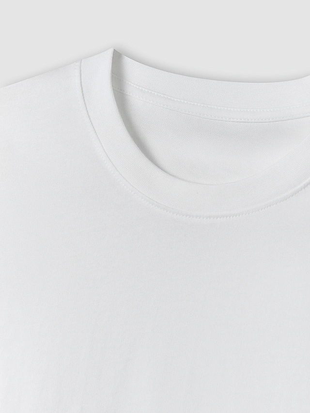 Футболка базовая женская белая - 6