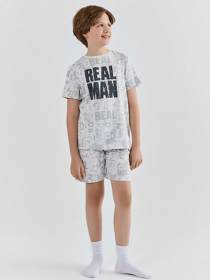 картинка КОМПЛЕКТ ДЛЯ МАЛЬЧИКОВ (ФУТБОЛКА, ШОРТЫ) от магазина одежды для мальчиков от бренда Mark Formelle