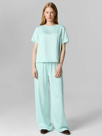 Брюки женские прямые мятные