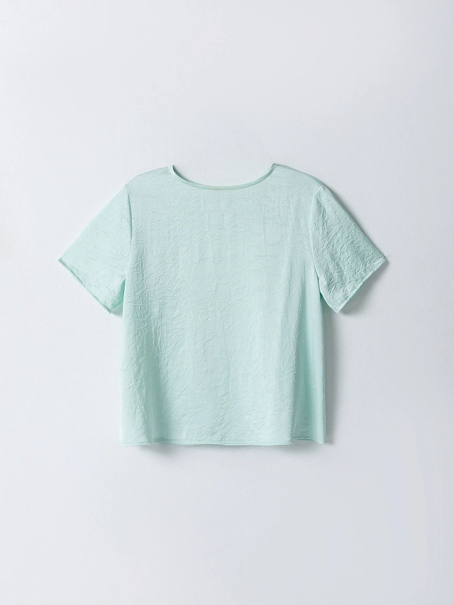 Блузка женская мятная - 4