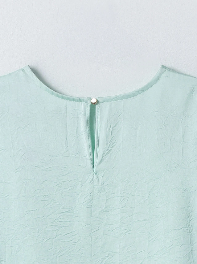 Блузка женская мятная - 7