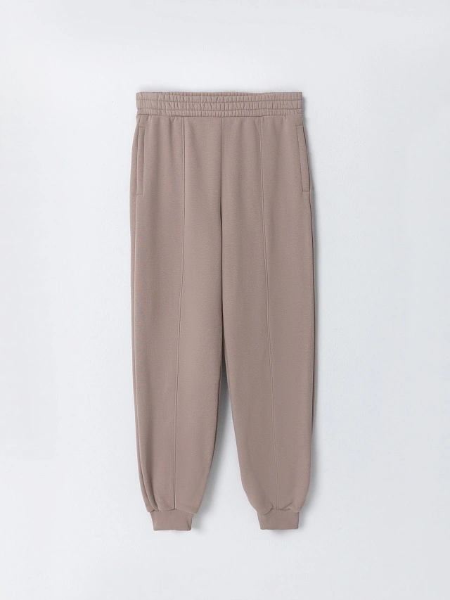 Брюки спортивные женские коричневые - 5