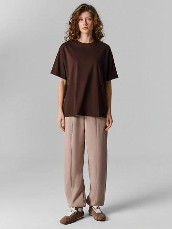 Брюки спортивные женские коричневые