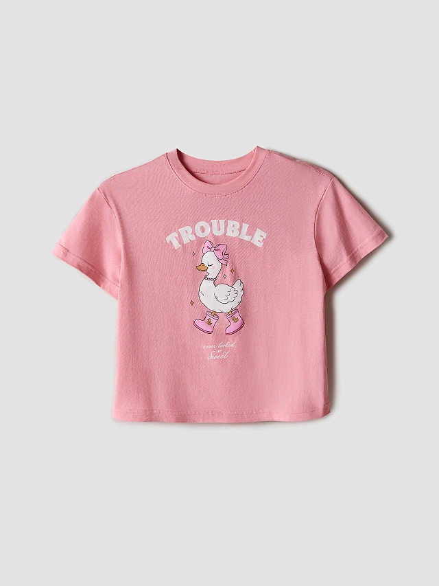 Комплект домашний для девочек розовый - 4