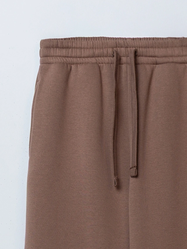 Теплый комплект женский коричневый с начесом - 8