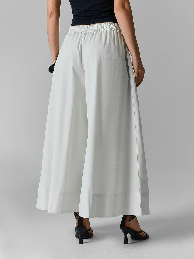 Брюки кюлоты женские серые - 5