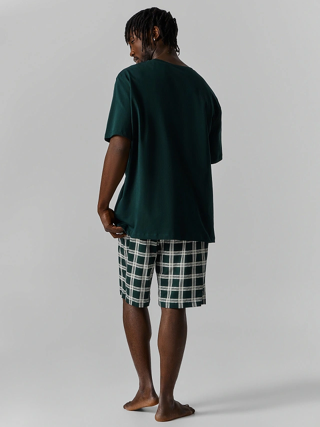 Комплект мужской домашний зеленый - 4