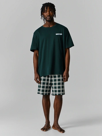 Комплект мужской домашний зеленый