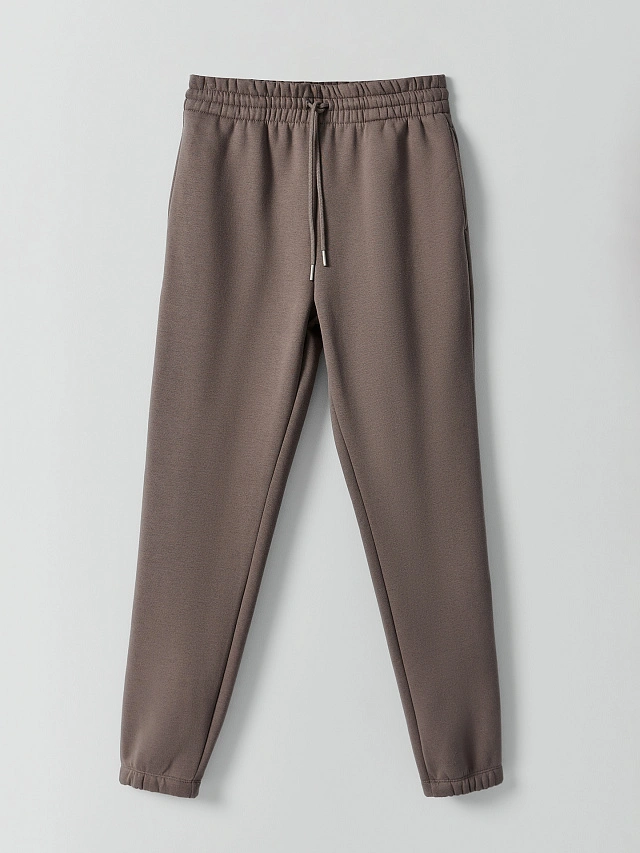 Теплые брюки джоггеры мужские с начесом - 5