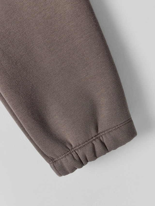 Теплые брюки джоггеры мужские с начесом - 8