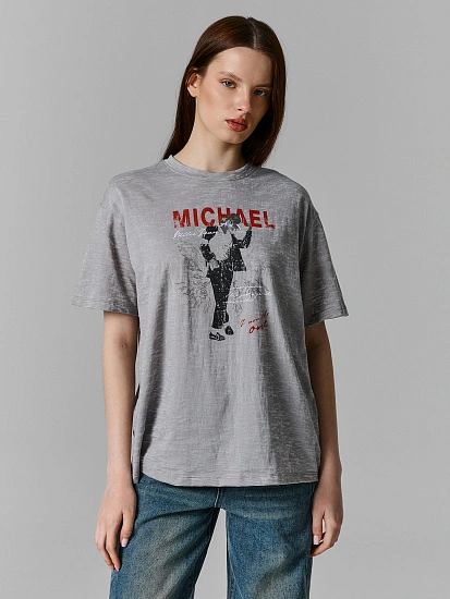 картинка Джемпер свободного силуэта женский серый от магазина стильной одежды Mark Formelle