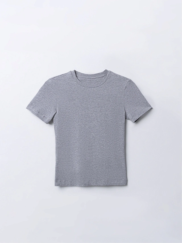 Комплект женский серый: джемпер и брюки джоггеры - 4