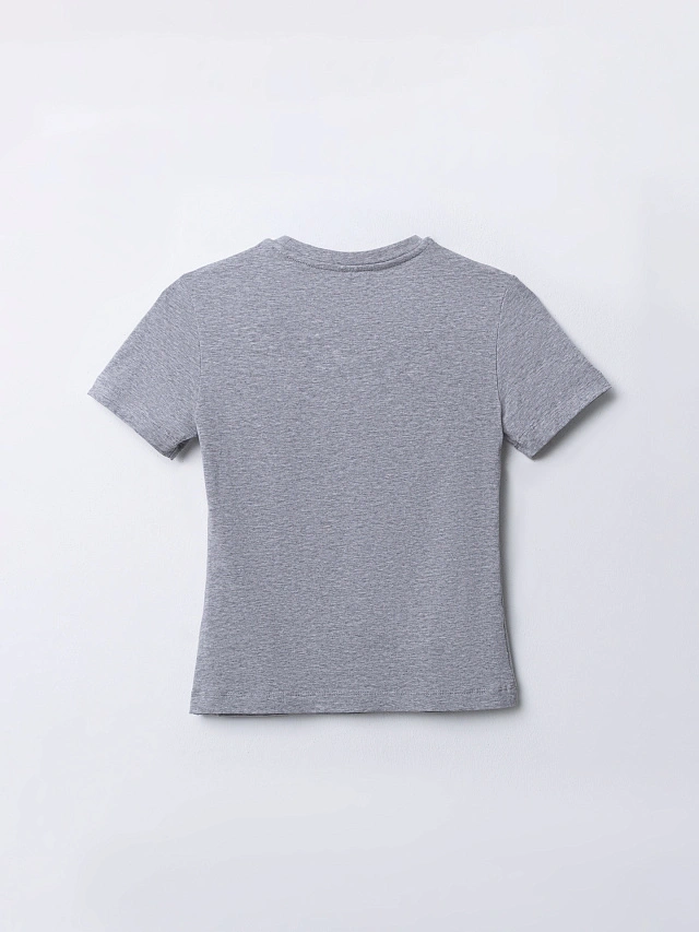 Комплект женский серый: джемпер и брюки джоггеры - 6