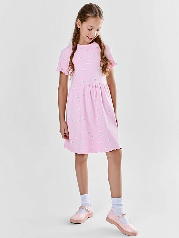 Платье для девочек розовое