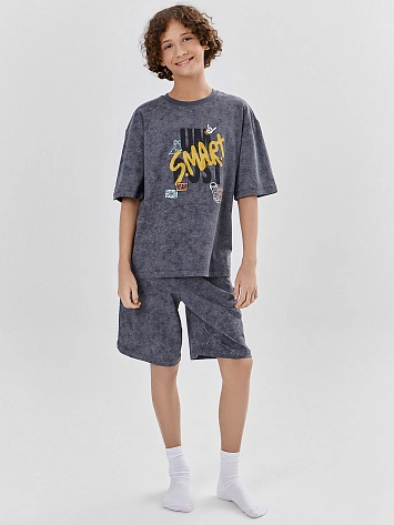 Комплект для мальчиков (джемпер, шорты)