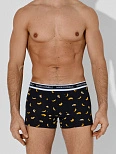 Трусы боксеры мужские с принтом бананов