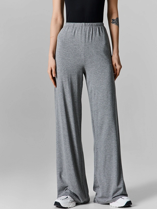 Брюки женские прямые серые - 2