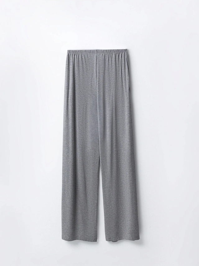 Брюки женские прямые серые - 8