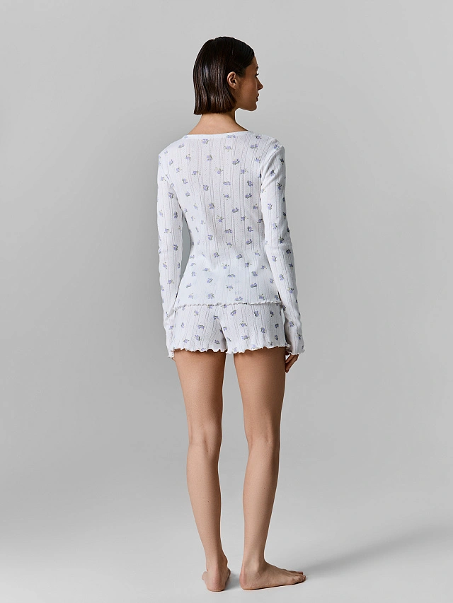 КОМПЛЕКТ ЖЕНСКИЙ (ДЖЕМПЕР, ШОРТЫ) - 3