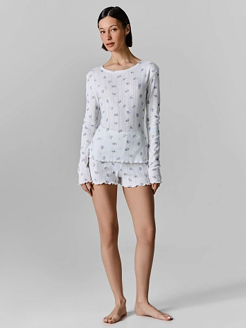 Комплект женский (джемпер, шорты)