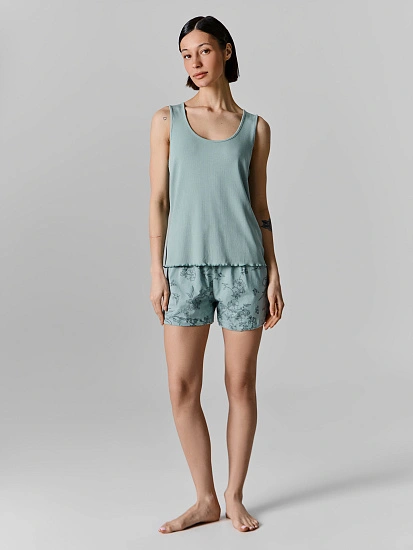 картинка КОМПЛЕКТ ЖЕНСКИЙ (БЛУЗА, ШОРТЫ) от магазина стильной одежды Mark Formelle