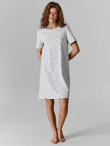 Сорочка ночная женская прямого кроя