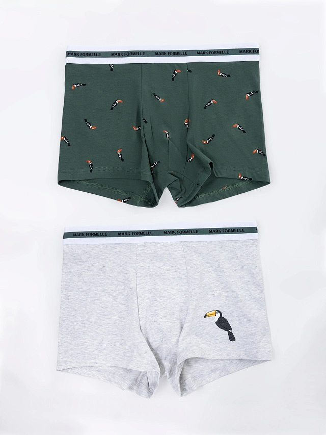 Трусы боксеры мужские в наборе, 2 шт - 9