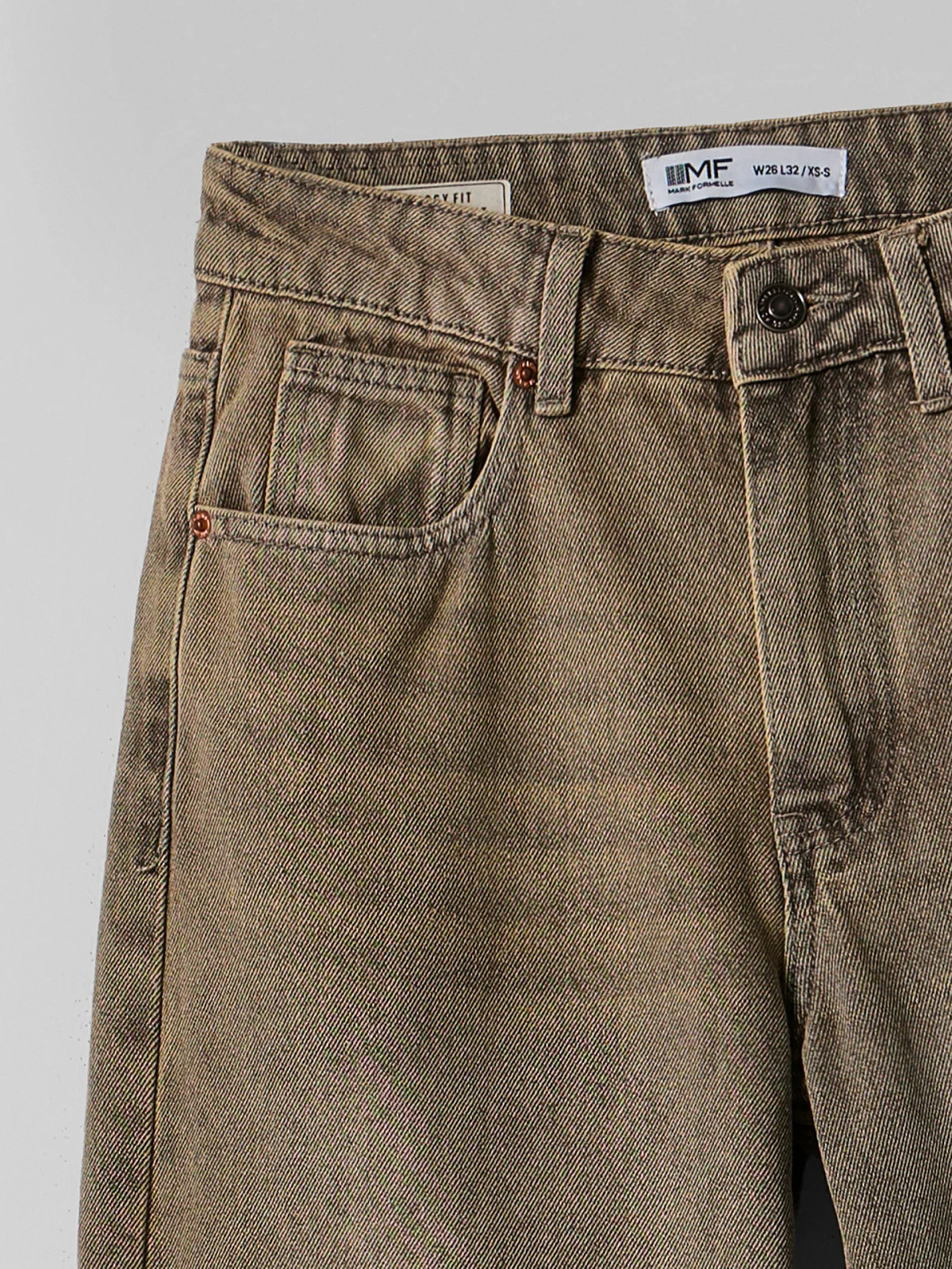 Джинсы женские Baggy fit серые - 7