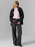 Джинсы baggy fit женские серые