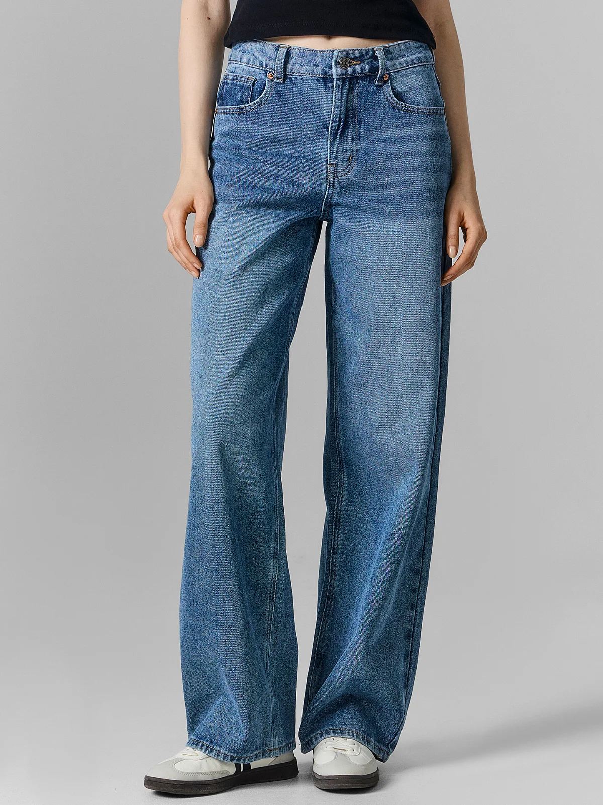 Джинсы Baggy fit женские синие - 3