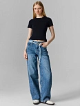 Джинсы Baggy fit женские синие