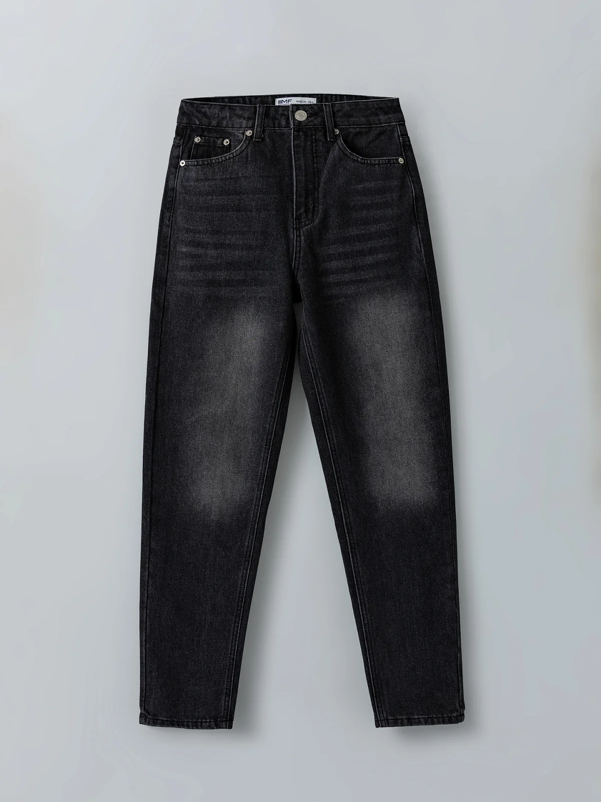 Джинсы Mom fit женские серые