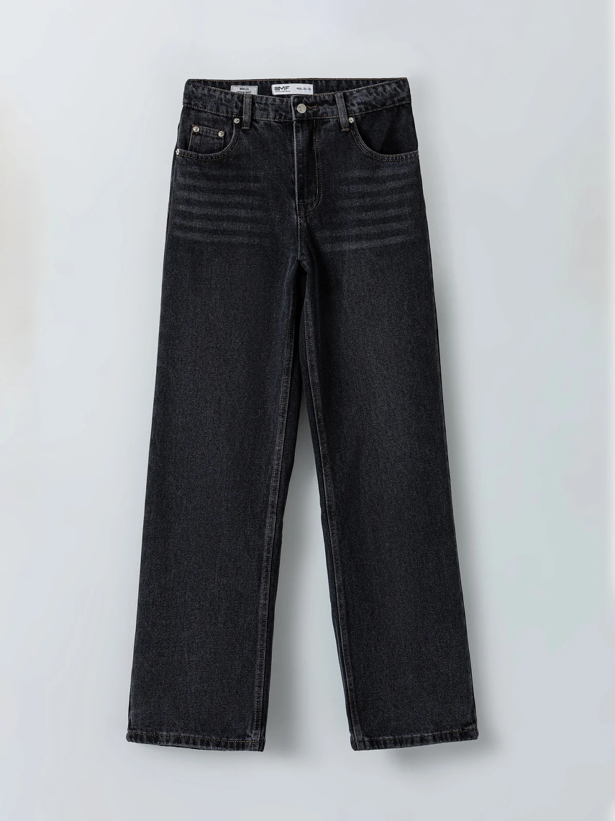 Джинсы Wide leg fit женские серые
