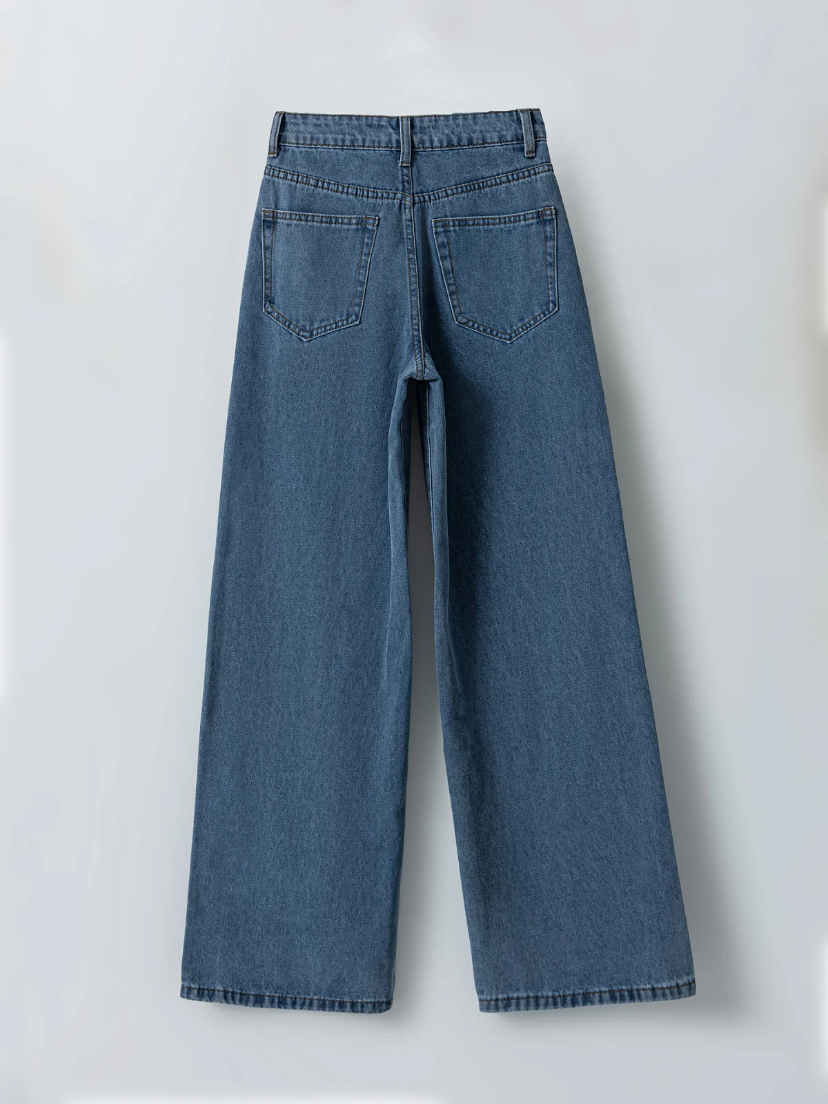 Джинсы Wide leg fit женские синие