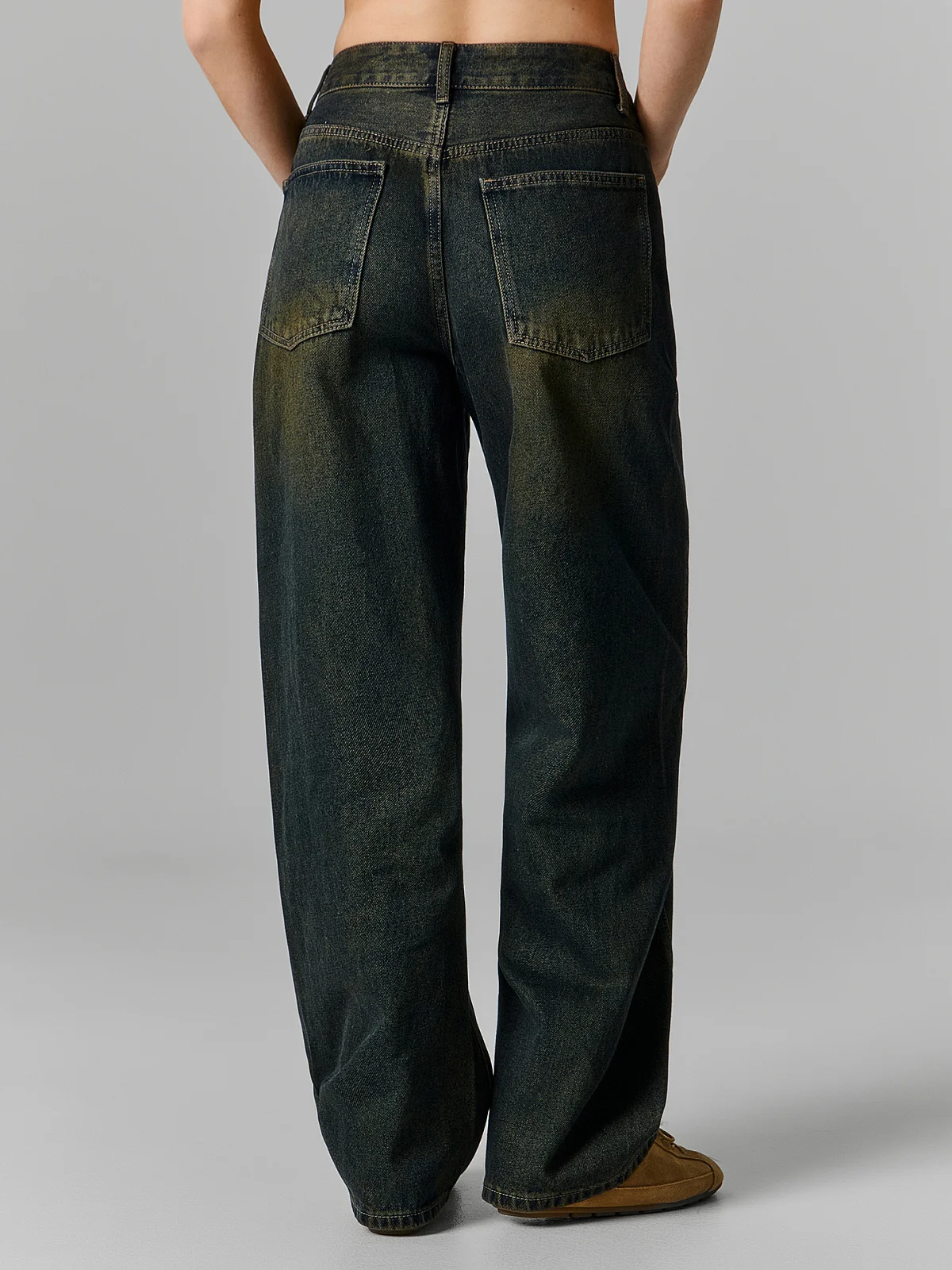 Джинсы barrel fit женские