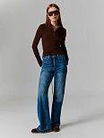 Джинсы Flare fit синие женские